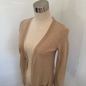 J. Crew Women's Beige Cardigan Sweater